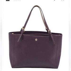 Tory Burch York plum tote